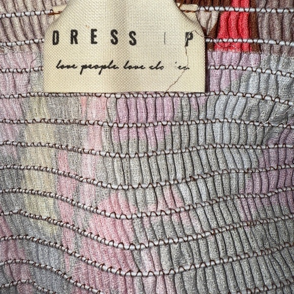 Colorful Patterned Mini Dress - Picture 5 of 7